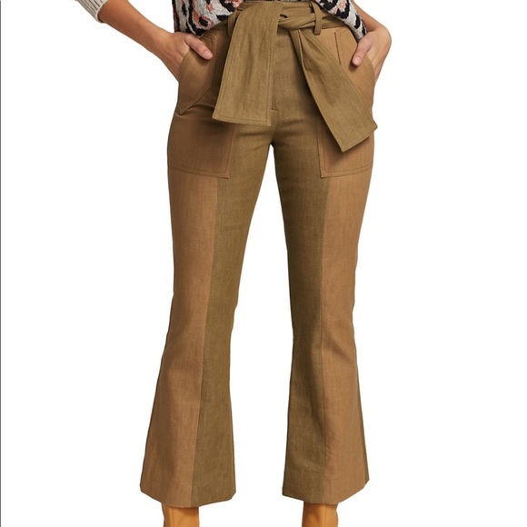 Derek Lam 10 Crosby Cropped Flare Pants - Picture 5 of 13